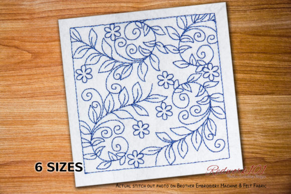 Floral Pattern Bluework