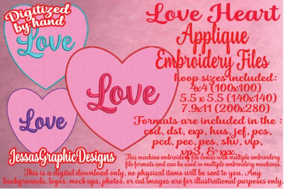 Love Heart Applique