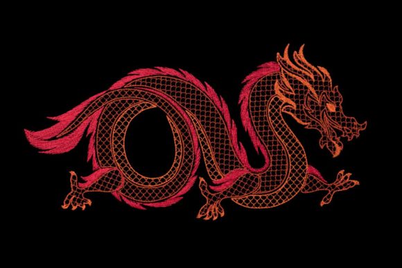 Oriental Dragon Motif