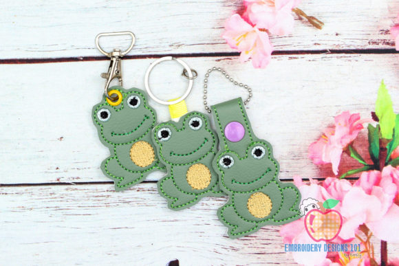 Sitting Cartoon Toad Keyfob